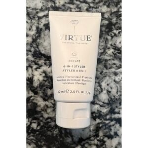 Virtue Labs 6-in-1 Styler Hair Cream with Alpha Keratin 60ku 2oz 60ml New Sealed